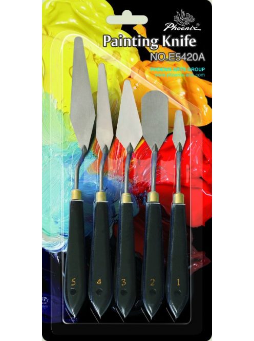 5 darabos festőpaletta késkészlet