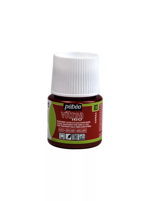 Vitrea üvegfesték 45ml - 03 orange pepper