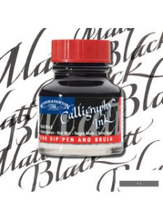 Kalligráfiai tinta W&N 30ml - 030 Matt Fekete