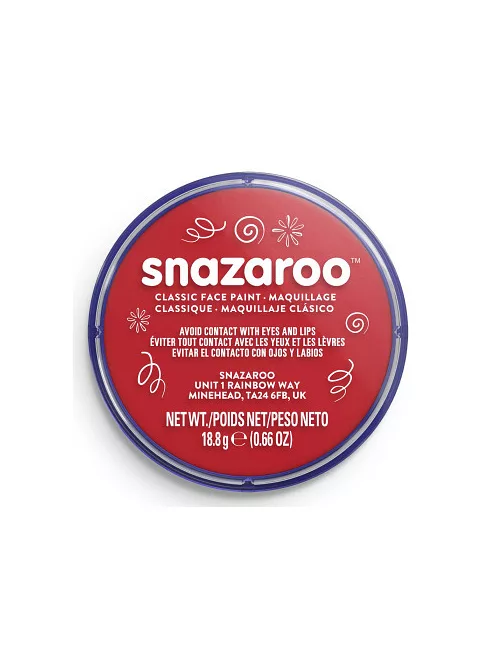 Snazaroo arcfesték 18ml - Élénk Red