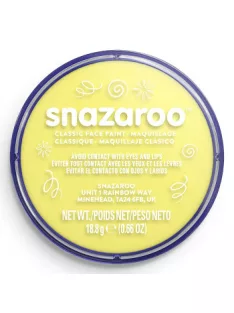 Snazaroo arcfesték 18ml - Halvány Yellow