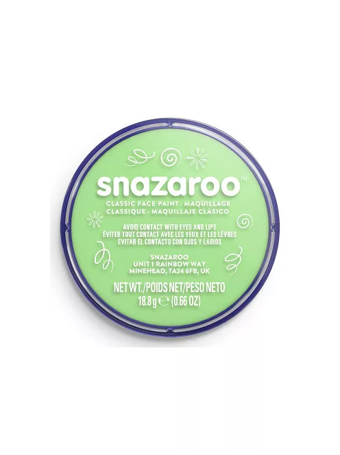 Snazaroo arcfesték 18ml - Halvány Green