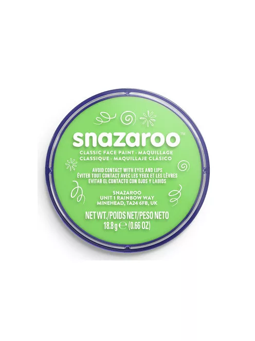 Snazaroo arcfesték 18ml - Lime Green