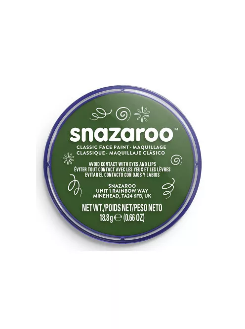 Snazaroo arcfesték 18ml - Sötét Green