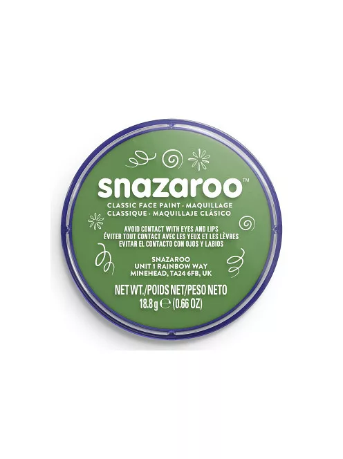 Snazaroo arcfesték 18ml - Grass Green