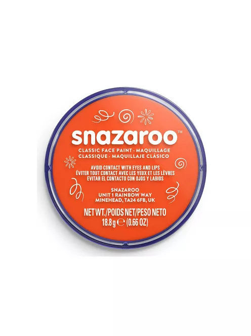 Snazaroo arcfesték 18ml - Sötét Orange