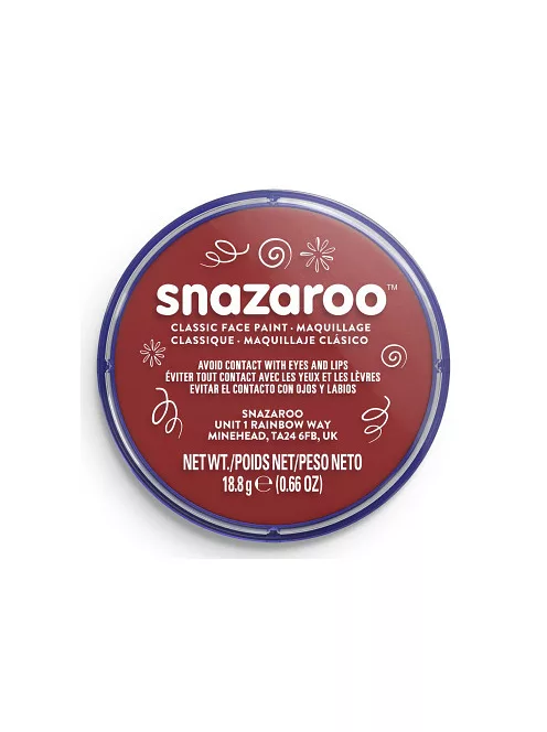 Snazaroo arcfesték 18ml - Burgundy