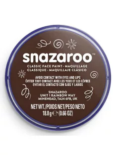 Snazaroo arcfesték 18ml - Sötét Brown