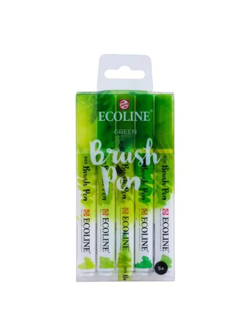 Ecoline Brush Pen készlet 5 db Green