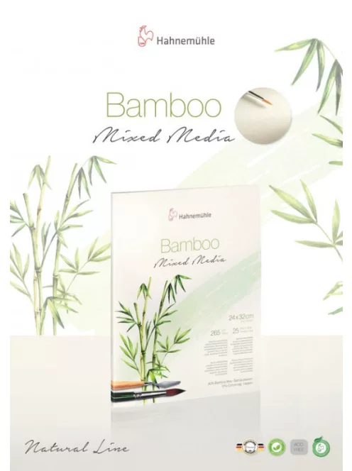 Bamboo paper mixed media HHM 50x65cm 265g