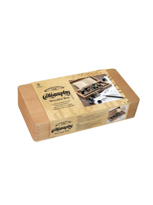 tinták Winsor Newton ajándékszett fa dobozban