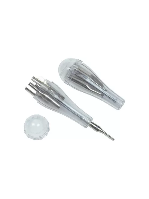 Chisel for lino Abig set of 5 profiles in plastic handle