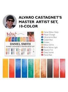   Akvarell festék készlet DS 10x5ml Alvaro Castagnet Master set