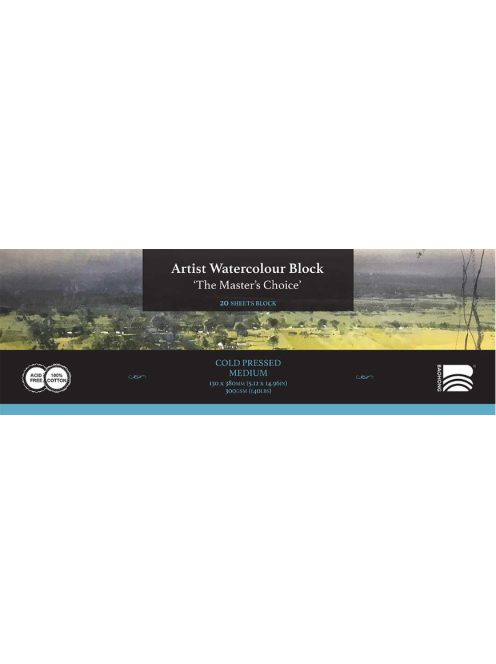 Baohong Masters akvarell nyomópapír 13x38cm hidegen sajtolt 300g