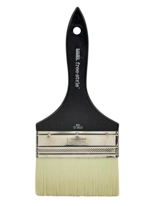 Széles ecset Liquitex Free Style 10cm rövid nyéllel
