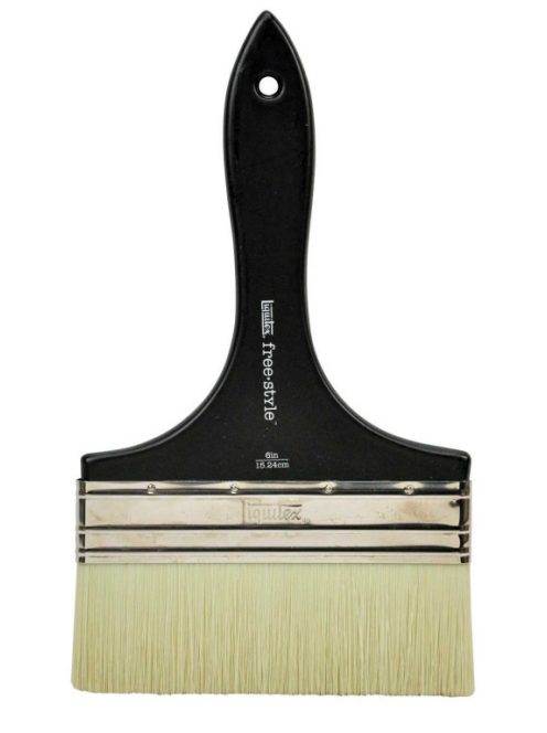 Széles ecset Liquitex Free Style 15cm rövid nyéllel