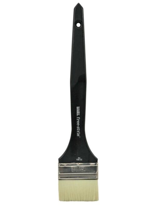 Széles ecset Liquitex Free Style 7.5 cm hosszú nyéllel