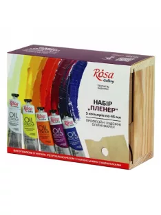 Set of oil paints Rosa 5x45ml in wooden box