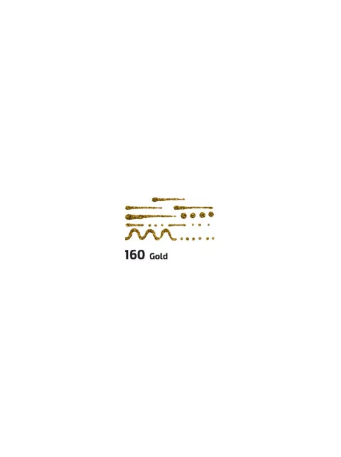 Universal outliner Rosa – 160 Gold glitter