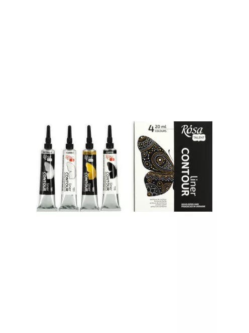 Universal contour set 4x20ml – metallic and classic colours