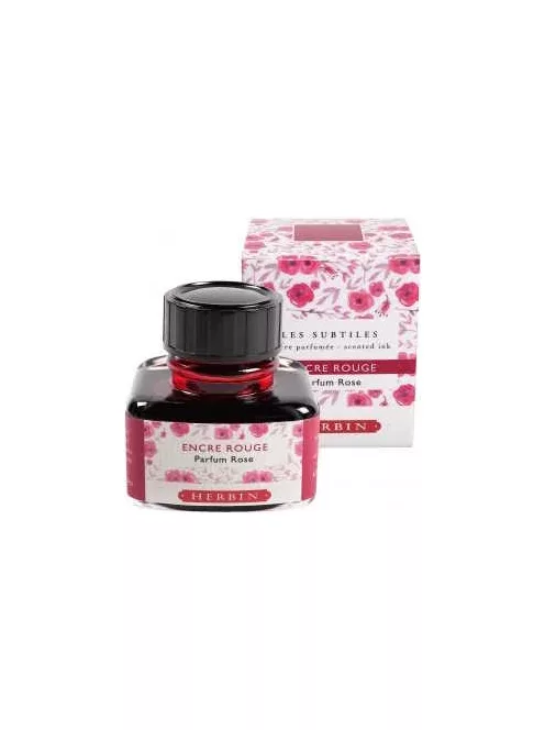 Piros tinta Herbin rózsa illattal 30ml