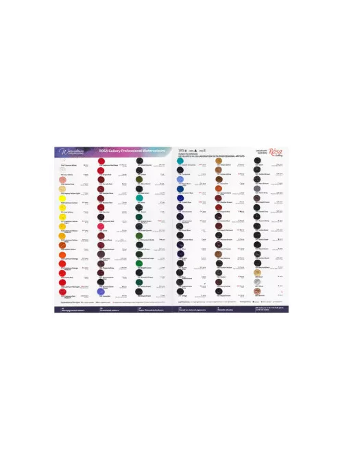 Dot card watercolours Rosa Gallery – 90 shades
