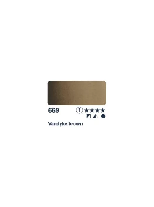 Horadam akvarellfesték 15ml – 669 Vandyke barna