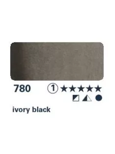 akvarell paint Horadam 15ml - 780 ivory black