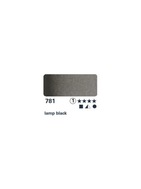 akvarell paint Horadam 1/2 – 781 lamp black