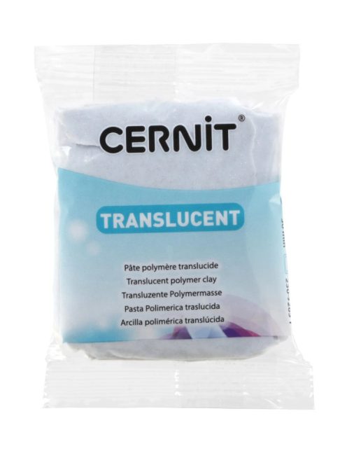 Cernit modellező paszta 56g – 6080 Áttetsző Csillámos Ezüst