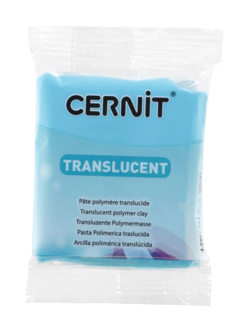 Cernit modellező massza 56g – 6280 Áttetsző türkizkék