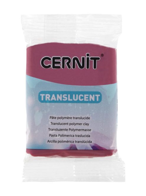 Cernit modellező massza 56g – 6411 Áttetsző borvörös