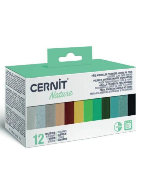 Cernit modellezőanyag készlet 12x25g Nature