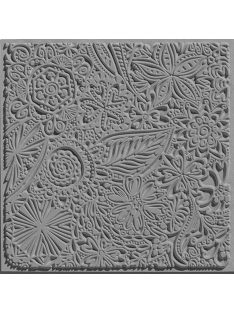 Cernit textúra 9x9cm Virágok