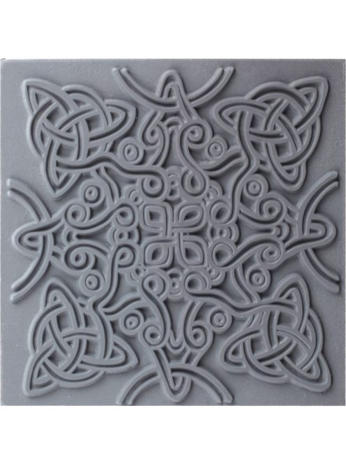 Cernit textúra 9x9cm kelta csomó
