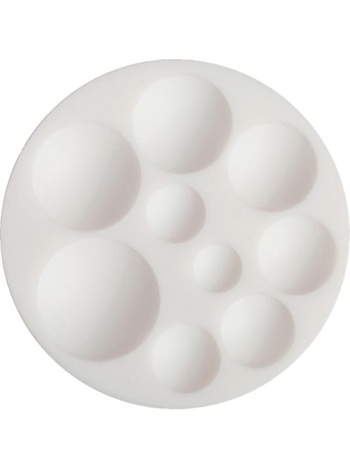 Cernit szilikon forma, átmérője 7 cm, kerek formák