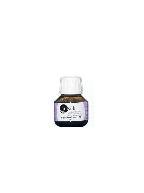 Darwi Arasilk selyemfesték 50ml – 100 Fekete