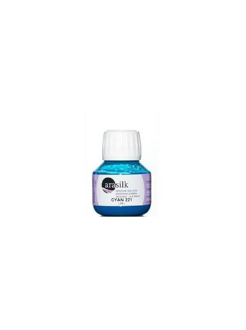 Darwi Arasilk selyemfesték 50ml – 221 Cián