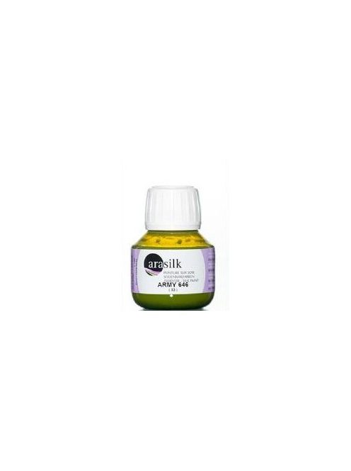 Darwi Arasilk selyemfesték 50ml – 646 Katonai zöld