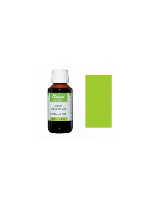 Dupont selyemfesték gőzöléssel 125ml - 603 Spring