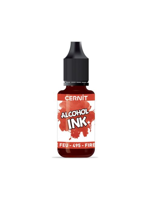 Cernit alkohol alapú tinta 20ml – 495 tűzpiros