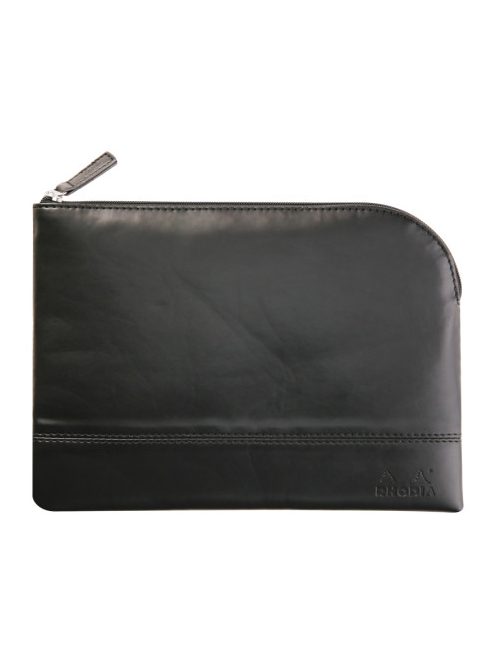 Rhodia bőrtok 16x22cm – Fekete
