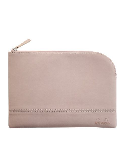 Rhodia bőrtok 16x22cm – Rózsafüst