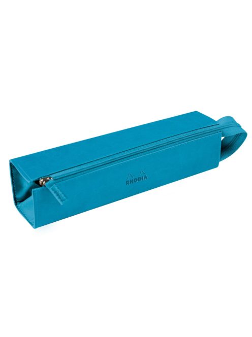 Rhodia cipzáras tolltartó 5x23cm - Türkiz