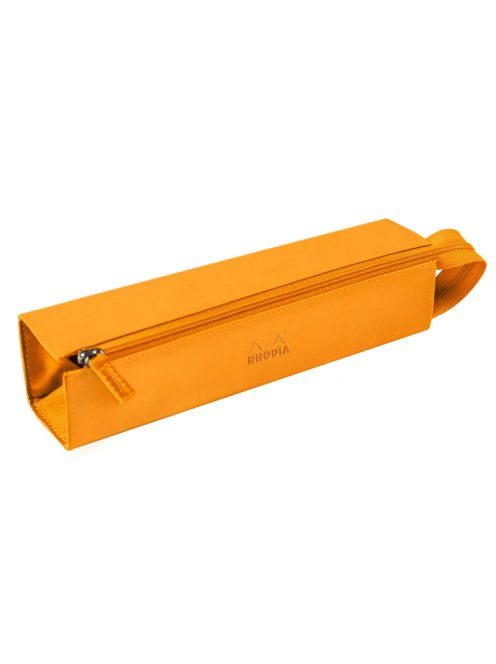 Rhodia cipzáras tolltartó 5x23cm - Narancssárga