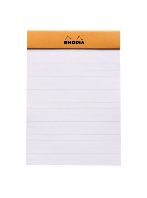 Rhodia téphető jegyzetfüzet, A6-os vonalas, 80 lapos