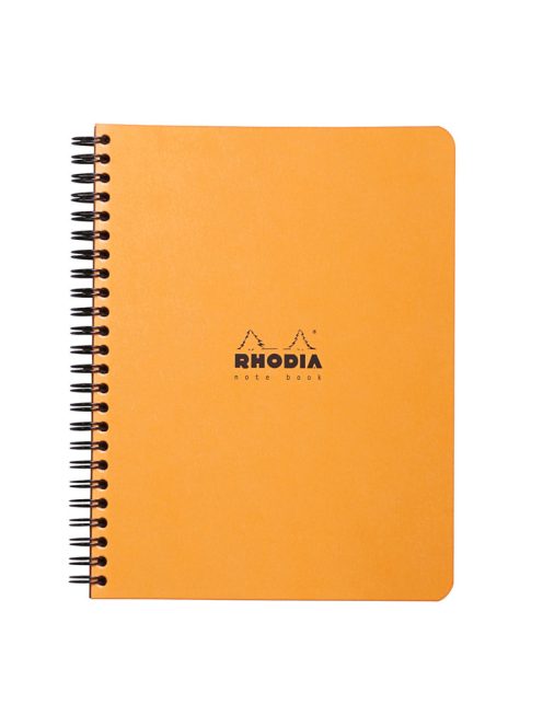 Rhodia gyűrűsjegyzetfüzet 16x21cm pöttyös - Narancssárga