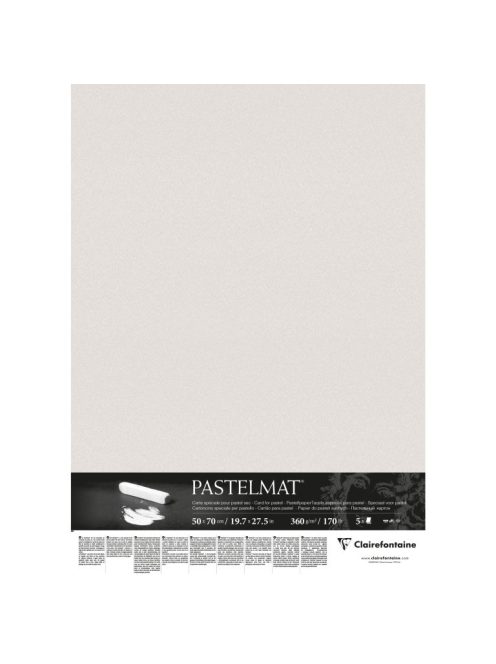 Pasztellpapír Pastelmat 70x100cm 360g fehér