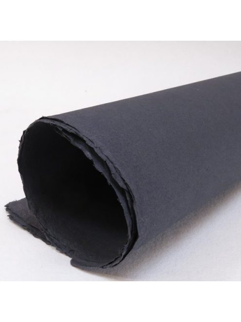 Fekete akvarell kézzel készített Khadi papír 56x76cm 320g