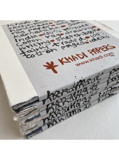 Kézzel készített Khadi papírtömb 20x20cm 150g